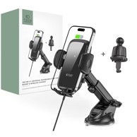 TECH-PROTECT Auto stalak CM15W-V1 univerzalni s bežičnim punjenjem 15W