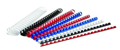 FORPUS spirale PVC, 25 mm, crne