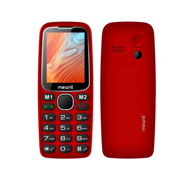MEANIT Mobitel Senior 10 Plus, crveni