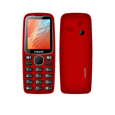 MEANIT Mobitel Senior 10 Plus, crveni