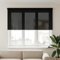 Vanjska roleta s 90 % UV zaštitom 140 x 140 cm od HDPE-a, crna