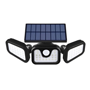 MG Solarna zidna svjetiljka 3 u 1, crno