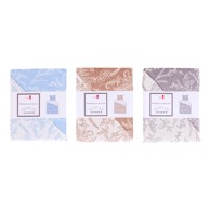 LIVING IN Posteljina Polycotton print s dva lica Rita 140x200/6x80 cm sort