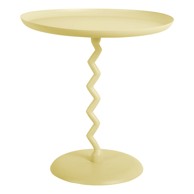 LEITMOTIV Pomoćni stol Zig Zag ø 40 cm metalni