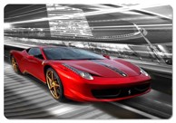BERTONI Podloga za radni stol od filca Ferrari, 50 x 70 cm