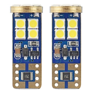 AMIO LED žarulja CANBUS W5W T10E, 12/24 V, bijela