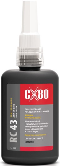 CX80 RC-43 Anaerobno ljepilo za navoje 50 ml