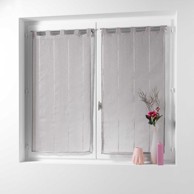 DOUCEUR D'INTÉRIEUR Smeđe prozirne zavjese u setu 2 kom 90x90 cm Linahe