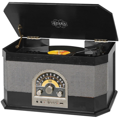 TREVI TT 1040 BT Gramofon, srebrna/crna