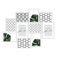 Bijeli plastični viseći okvir 55x45 cm