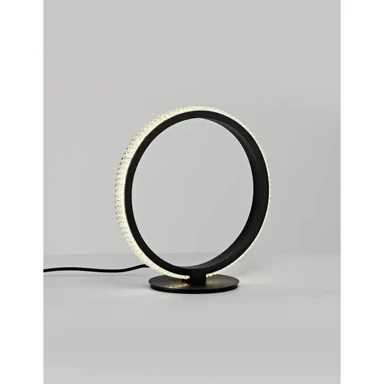 NOVA LUCE Stolna lampa Nager, LED 11W, 3000K, 536lm, IP20, crna