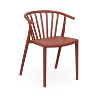 BONAMI ESSENTIALS Smeđa plastična vrtna stolica Capri