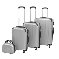 Set kofera, 4-dijelni, ABS, srebrna