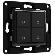 SHELLY Prekidač Wall Switch 4 4-fach, crni