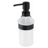 WENKO Mat crni stakleni zidni dozator sapuna 200 ml Bosio 