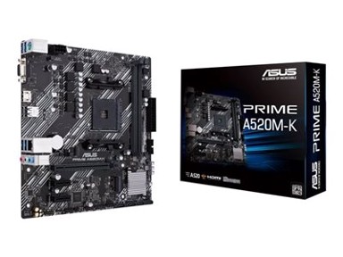 ASUS Matična ploča Prime A520M-K, AMD A520, DDR4, mATX, s. AM4