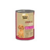 SELECT GOLD Hrana za pse Sensitive Junior, konjetina s batatom, konzerva 400 g