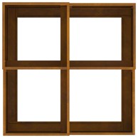 Vrtna sadilica 100x100x48 cm, čelik, otporan na vremenske uvjete