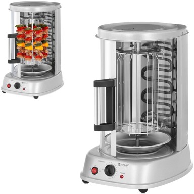ROYAL CATERING MINI toster roštilj za kebab, giros, povrće vertikalni 3 u 1 1500 W RCGV-1400