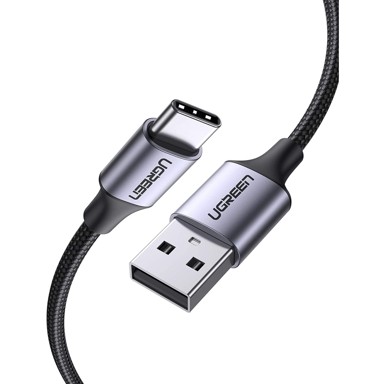 UGREEN USB-A 2.0 na USB-C kabel, 3 m, crni