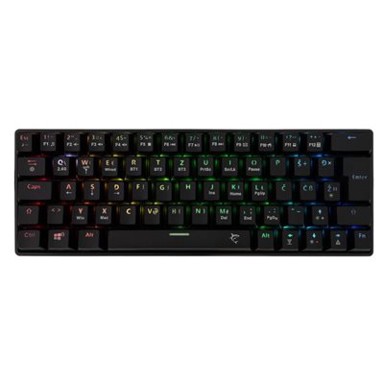 WHITE SHARK Tipkovnica GK-003112 Kaiken, crveni switch, bežična, crna