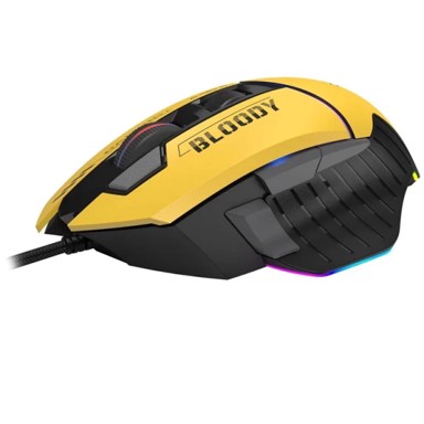 A4Tech Miš Bloody W95Max, žuti, USB