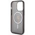 FERRARI Prozirna MagSafe maskica za Apple iPhone 14 Pro, crna