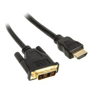 INLINE HDMI na DVI adapter kabel High Speed, crni, 0.5 m 17659P