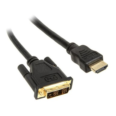 INLINE HDMI na DVI adapter kabel High Speed, crni, 0.5 m 17659P