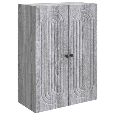 Ormar za montažu na zid, 66 x 34,5 x 90 cm, siva sonoma