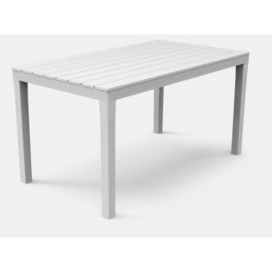 IPAE PROGARDEN Plastični stol Sumatra 138x78x72 bijeli