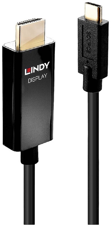 LINDY USB-C na HDMI kabel, 4K 60 Hz, HDR, 1 m