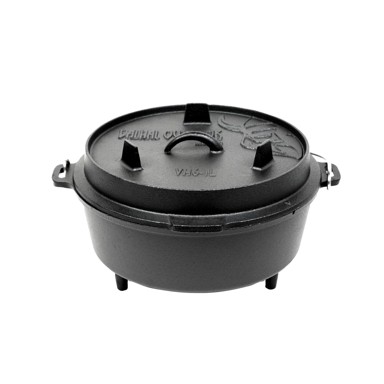 KAMADO Valhal Dutch Oven 6.1L, sa nogicama