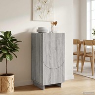 Komoda 33,5 x 34,5 x 75 cm od konstruiranog drva, siva sonoma