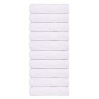 Ručnici za kupanje 10 kom bijeli 100x150 cm 360 gsm 100% pamuk