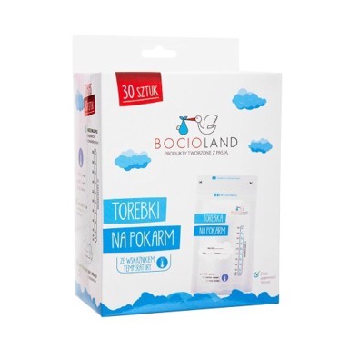 BOCIOLAND Vrećice za pohranu mlijeka, 200 ml, 30 kom