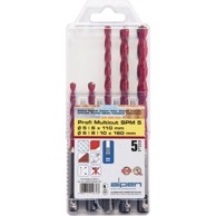 ALPEN Univerzalno svrdlo set, 5-10 mm, 5 kom/set, HM