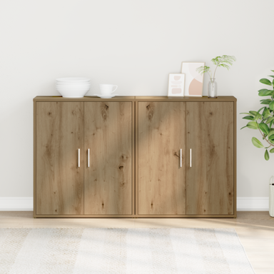 Highboard 2 kom 60x31x70 cm konstruirano drvo, artisan hrast