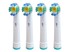 KOMA Zamjenske glave za Oral-B, NK07, EB18A 3D White, 4 kom