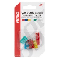 AMIO Set Standard auto osigurača, MIX, sa štipaljkom, višebojni