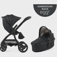 EGG Dječja kolica Egg3 2u1 Special Edition Houndstooth crna