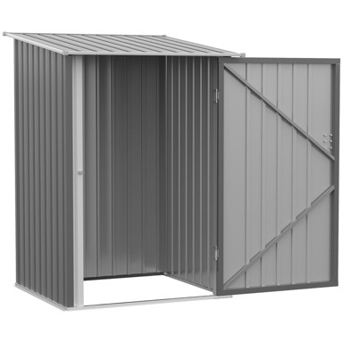 HOMESTAR Vrtni skladišni prostor 100 x 103 x 160 cm, sivi