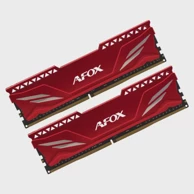 AFOX RAM memorija Gaming, 16GB (2x8GB), DDR4 3200MHz, CL16, DIMM, crvena