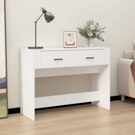 Konzolni stol, 100 x 39 x 75 cm, konstruirano drvo, betonsko siva