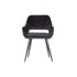 WOOOD Set od 2 crne blagovaonske stolice Jelle