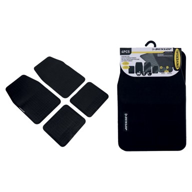 DUNLOP Tepih univerzalni, 4 komada, obostrani