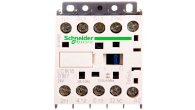 SCHNEIDER Kontaktor snage 16A 3P 24V AC 0Z 1R LC1K1601B7