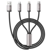 TECH-PROTECT Kabel Ultraboost 3u1 USB to Micro USB/Lightning/Type C, 3.5A, 1M