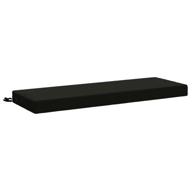 SOEST Jastučić za klupu, 100% poliester, crna, 100 x 40 x 8 cm
