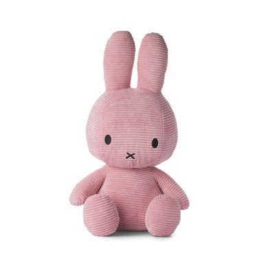 MIFFY Plišana igračka Zeko Corduroy, roza, 50 cm